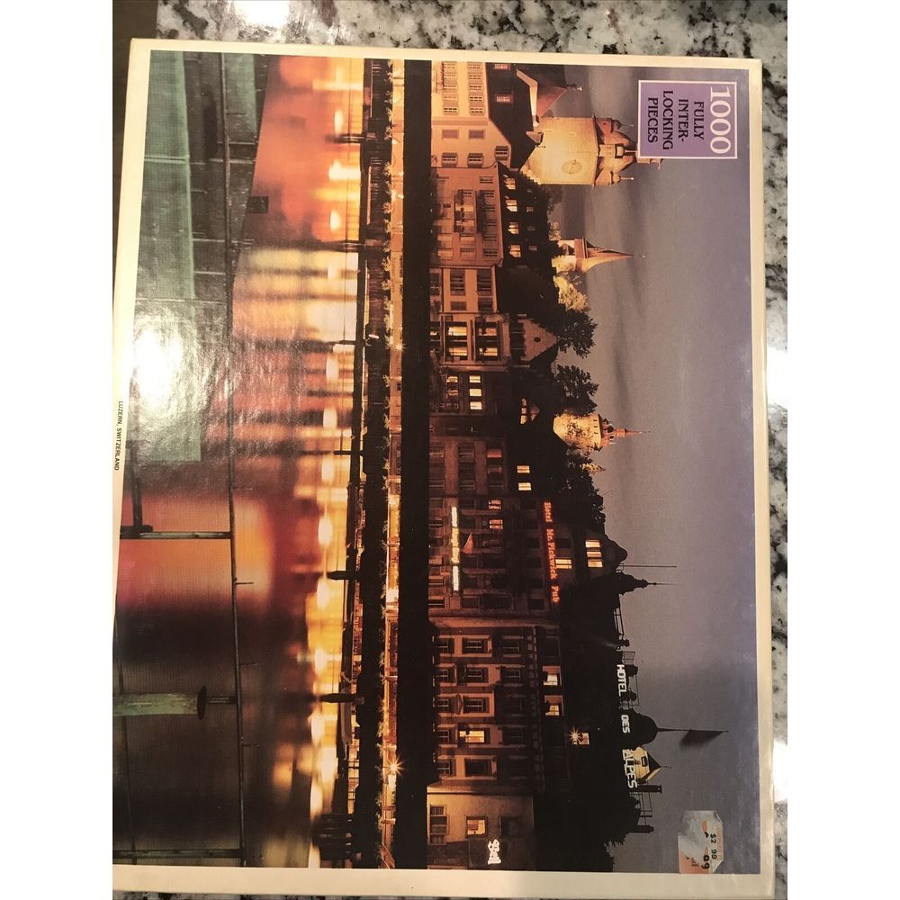 New !!! Unopened !!! Rainbow Works - 1000 Pc Puzzle - Luzern Switzerland